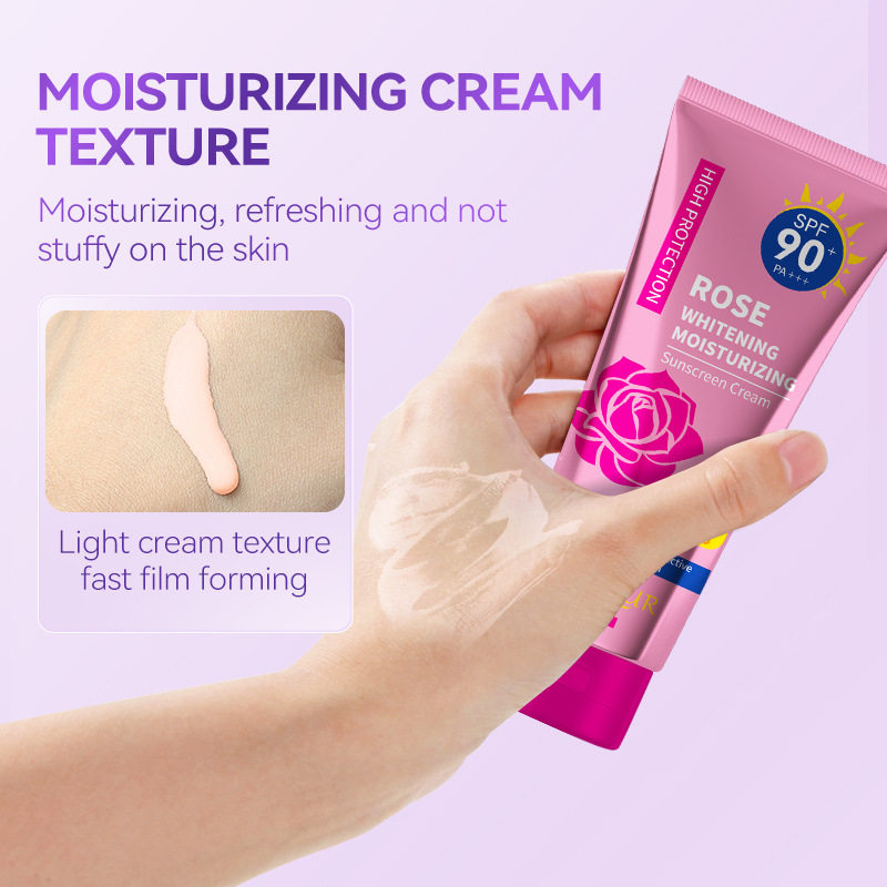 pouqur rose whitening sunscreen 60ml pouqur rose whitening sunscreen 60ml