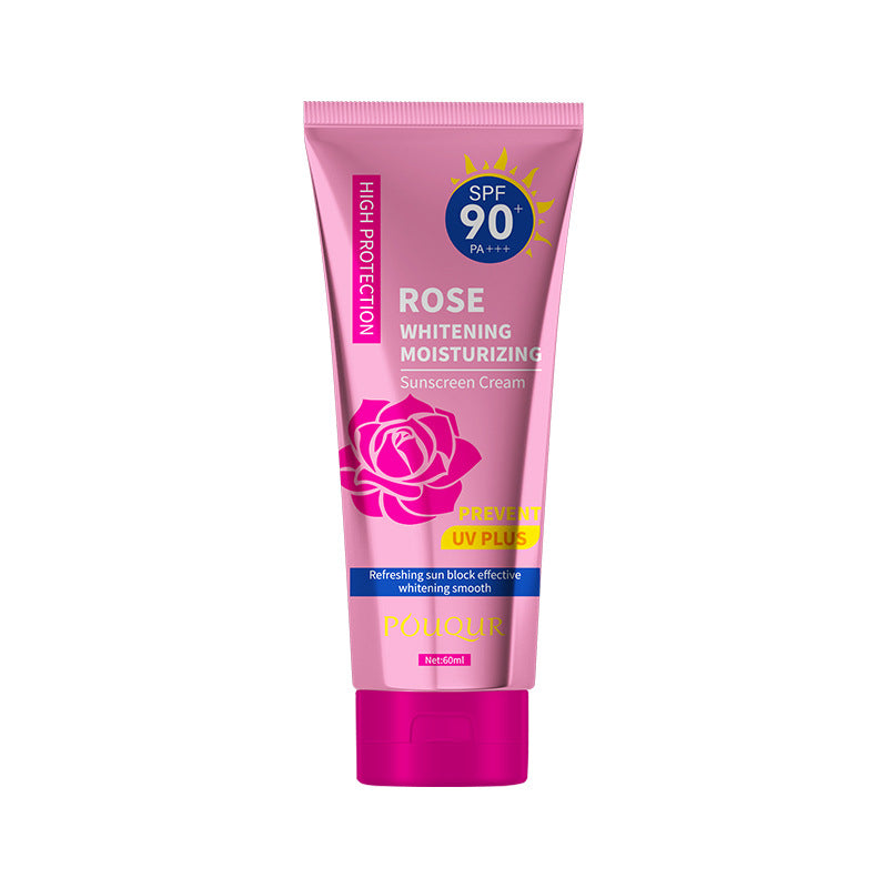 pouqur rose whitening sunscreen 60ml pouqur rose whitening sunscreen 60ml