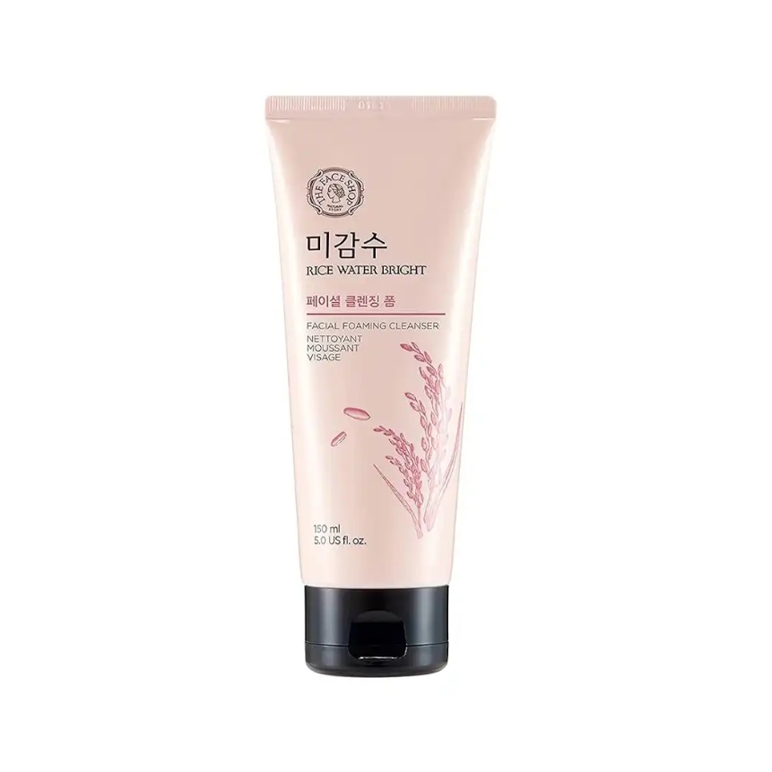 the face shop rice water bright cleanser 150ml the face shop rice water bright cleanser 150ml